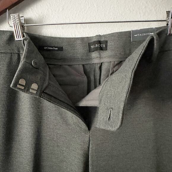 Talbots SoHo Pants Gray Ponte Trouser Pant Women’s Petite Size 12 New - Picture 3 of 12